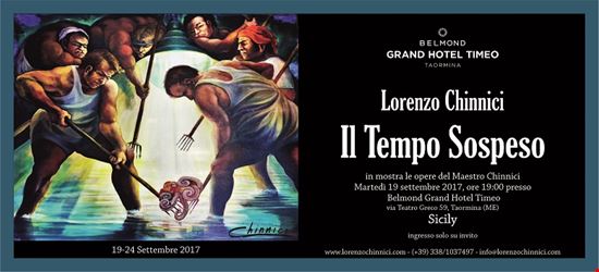 A Taormina “Il tempo sospeso” del Maestro Lorenzo Chinnici Taormina