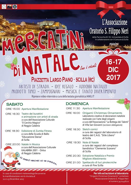 Mercatini di Natale... Tra i vicoli! IV edizione Scilla
