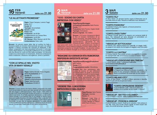Lecco Cine In Città 2018 Lecco
