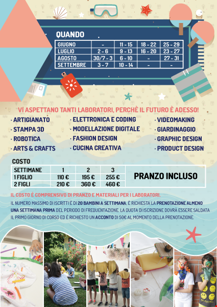Designers Summer Camp 2018 - Craftivity Lab Arzago d'Adda