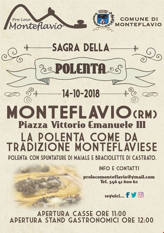 Sagra della Polenta  Monteflavio