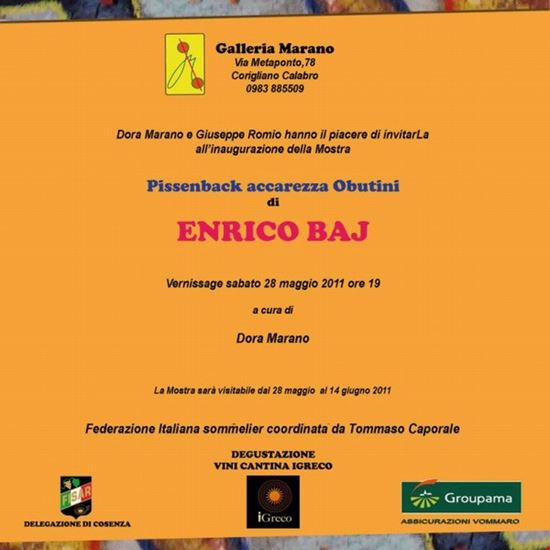 Mostra di Enrico Baj Corigliano Calabro