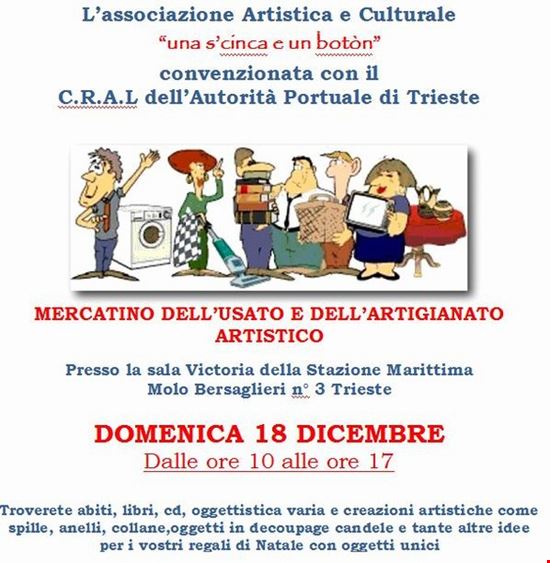 mercatino dell'usato e artigianato artistico Trieste