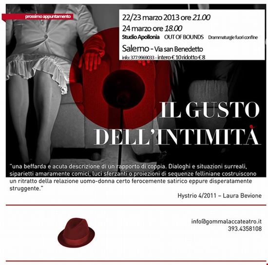 Il gusto dell'intimità in scena a Salerno Salerno