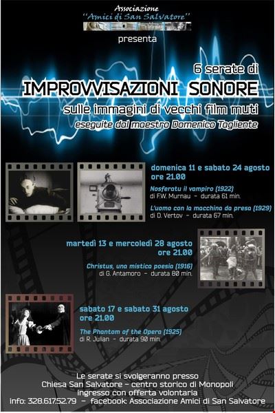 6 Serate di improvvisazioni sonore Monopoli