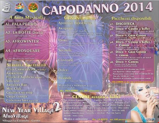 Cucaracha village - Capodanno 2014 a Catania Catania