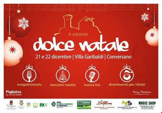 DOLCE NATALE III EDIZIONE - LABORATORI DI DOLCI Conversano