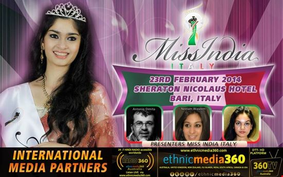 Miss India Italy 2014 Bari