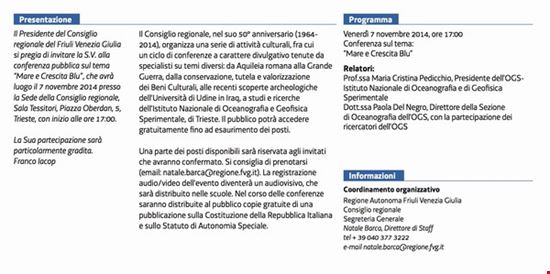 Incontro - Mare e crescita blu Trieste