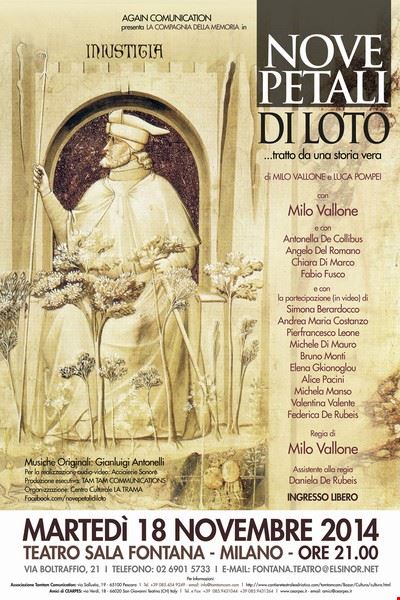 NOVE PETALI DI LOTO Piece di Teatro Milano