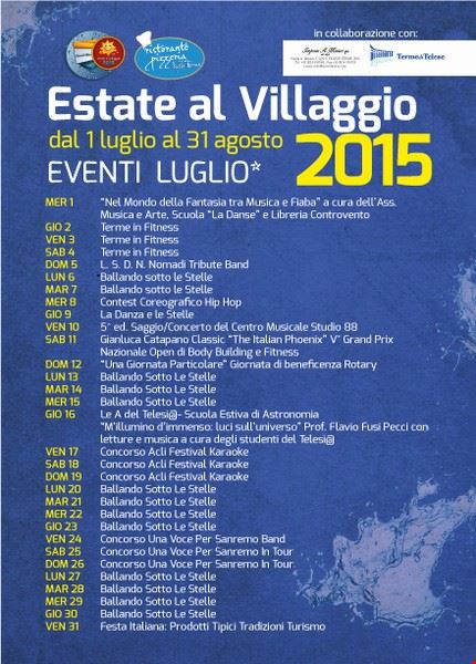Estate al Villaggio Terme di Telese Telese Terme