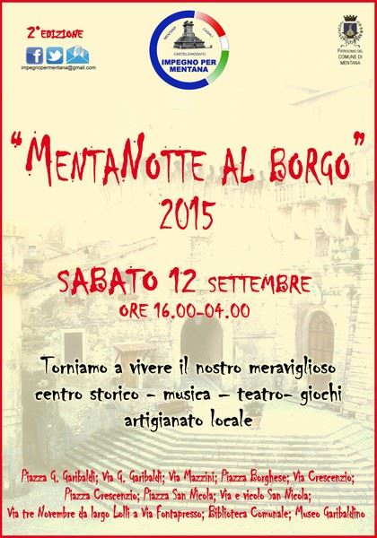 Mentanotte al Borgo - 2ª Edizione Mentana