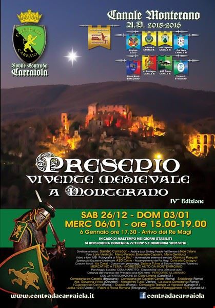 Presepio Vivente Medievale Canale Monterano