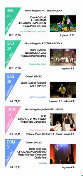 TREATRI 2016 - Stagione Teatrale condivisa da 3 comuni Sirolo