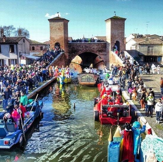 Carnevale sull'acqua 2016 Comacchio