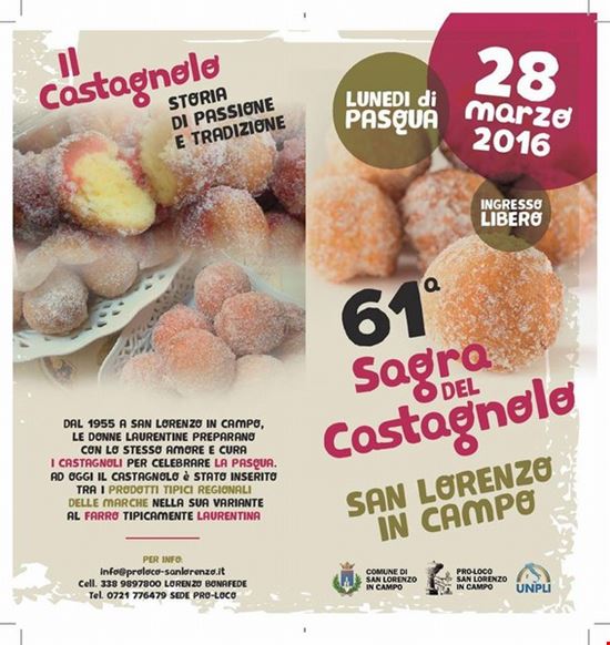 A Pasquetta la Sagra del Castagnolo San Lorenzo in Campo