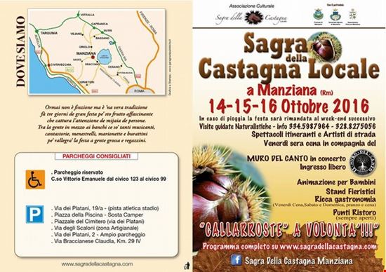 Sagra della castagna locale Manziana