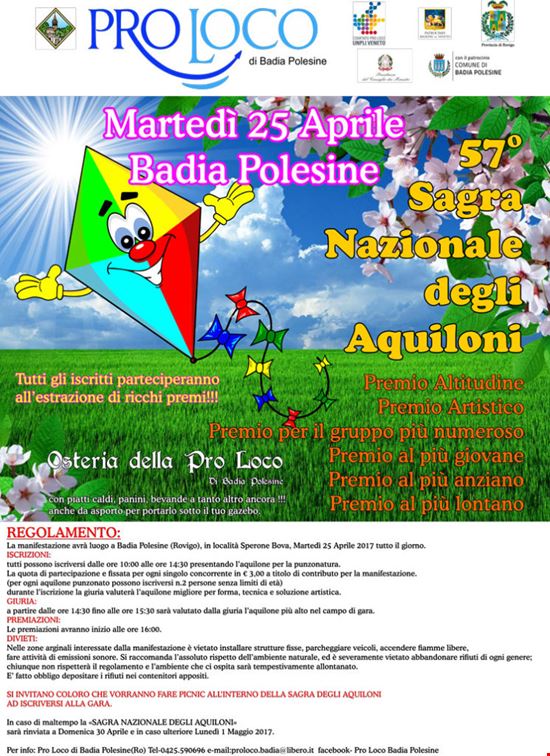 Sagra Nazionale degli Aquiloni Badia Polesine