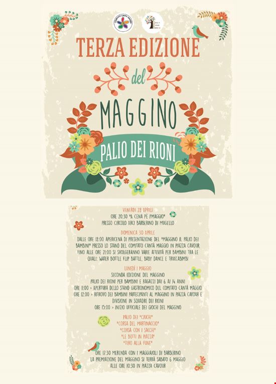 Cantà Maggio Barberino di Mugello
