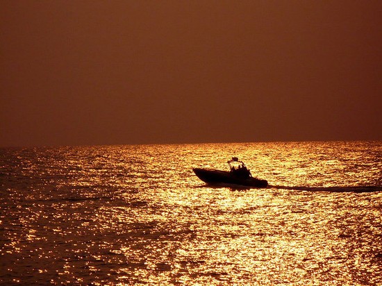 Sunset over Sea