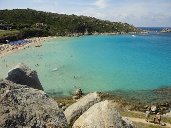 mare della spiaggia di rena bianca santa teresa di gallura