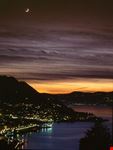 luino tramonto lago