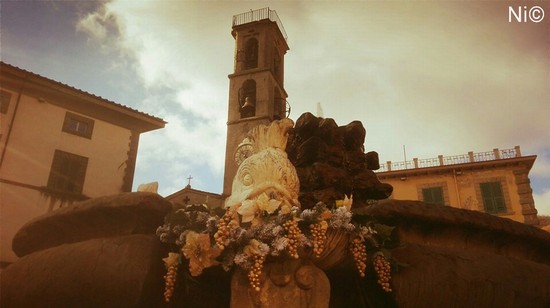 Particolare della Fontana Medicea, Piazza Vittorio Emanuele II