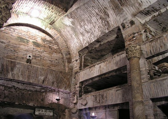 La Cripta dei Papi nelle Catacombe di San Callisto