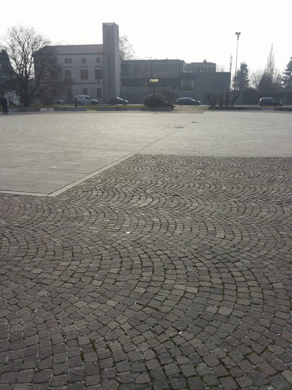 La piazza principale di Rubano