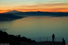 Stretto di Messina vista Monte S.Elia Palmi