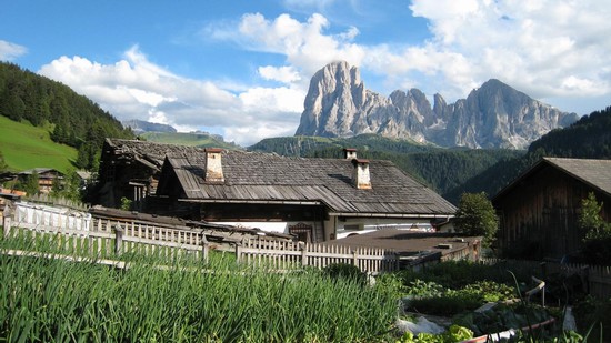 Il Sassolungo visto da San Giacomo (sopra Ortisei)