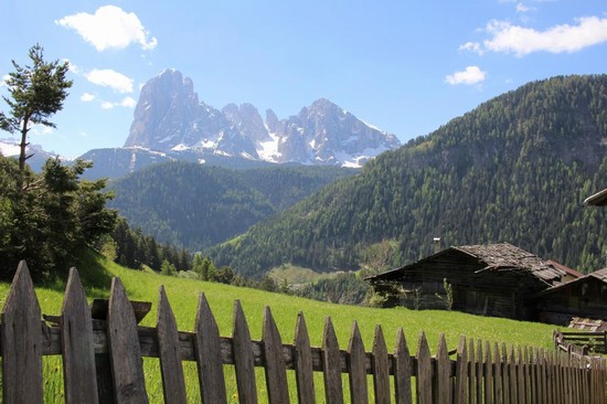 Il Sassolungo visto da San Giacomo (sopra Ortisei)