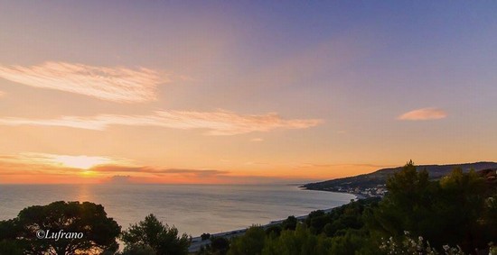 Frazione Marina di Montegiordano all'alba