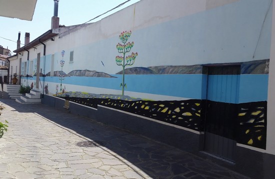 Murales pescatori Montegiordano