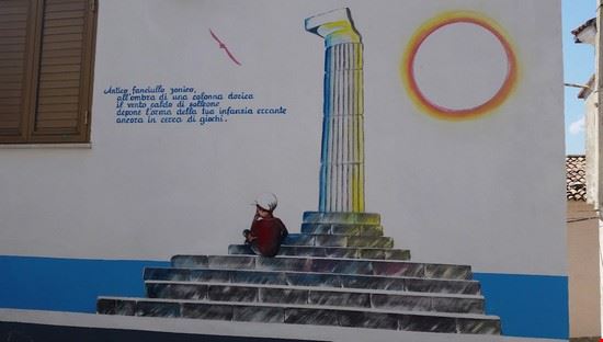  Murales delle origini della Magna Grecia di Montegiordano.  