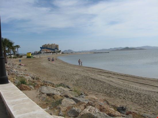  Un tratto di costa del famoso Mar Menor in comune di Cartagena  