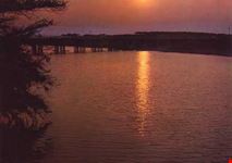 Bocca di Cecina, tramonto