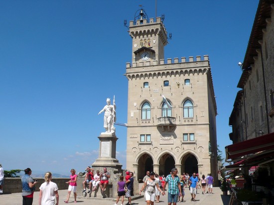 Il palazzo Pubblico a San Marino 
