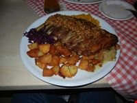 cracovia cracovia- ristorante sukiennice- costolette di maiale
