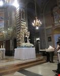 Interno del Santuario con gli affreschi