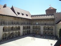 cracovia cracovia- castello del wawel- corte interna