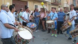 Tammurinara per la festa di San Calogero