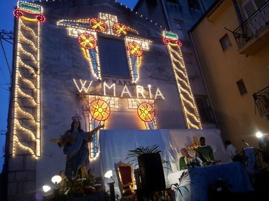 Festeggiamenti in onore della Madonna Assunta nell'omonima chiesa, particolare.