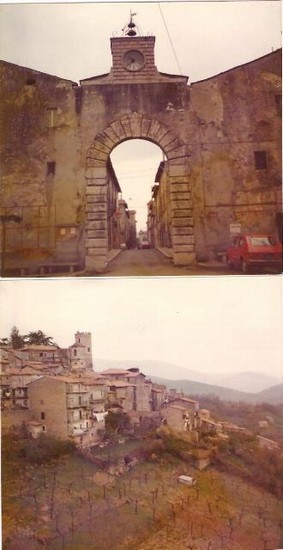 Ingresso al paese e veduta