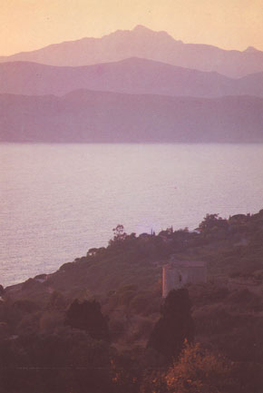 Veduta verso la Madonna delle Grazie