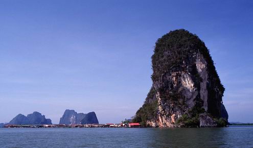 Ko Pan Yi, an island in Ao Phang-nga National Park, Phang-nga
