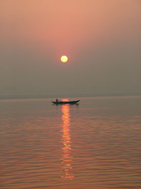 Tramonto sul Fiume