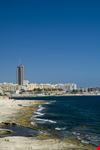 sliema mediterranean sea coastline