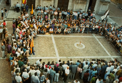 Pienza Gioco Del Cacio Al Fuso