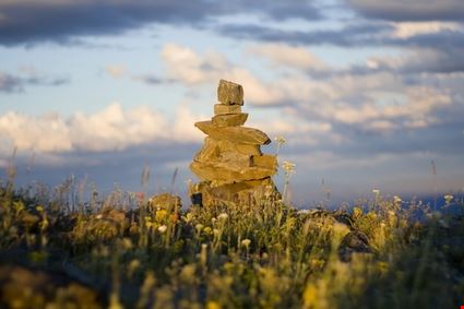 Inukshuk - Inuit rock figure Inukshuk - Inuit rock figure